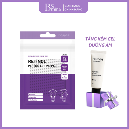 Retinol Peptide Lifting Pad Mini Size 12 Miếng