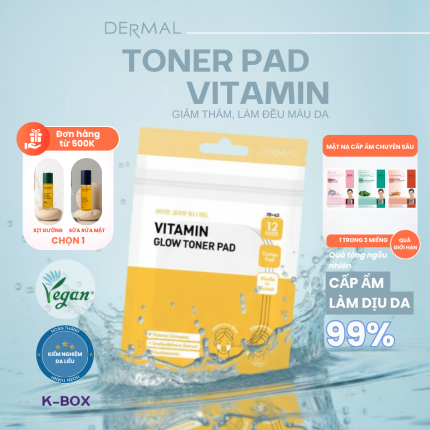 Vitamin Glow Toner Mini Size 12 Miếng